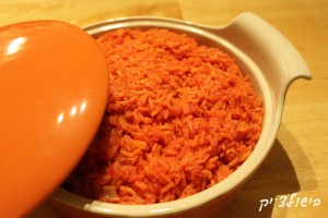 אורז אדום עם סלק